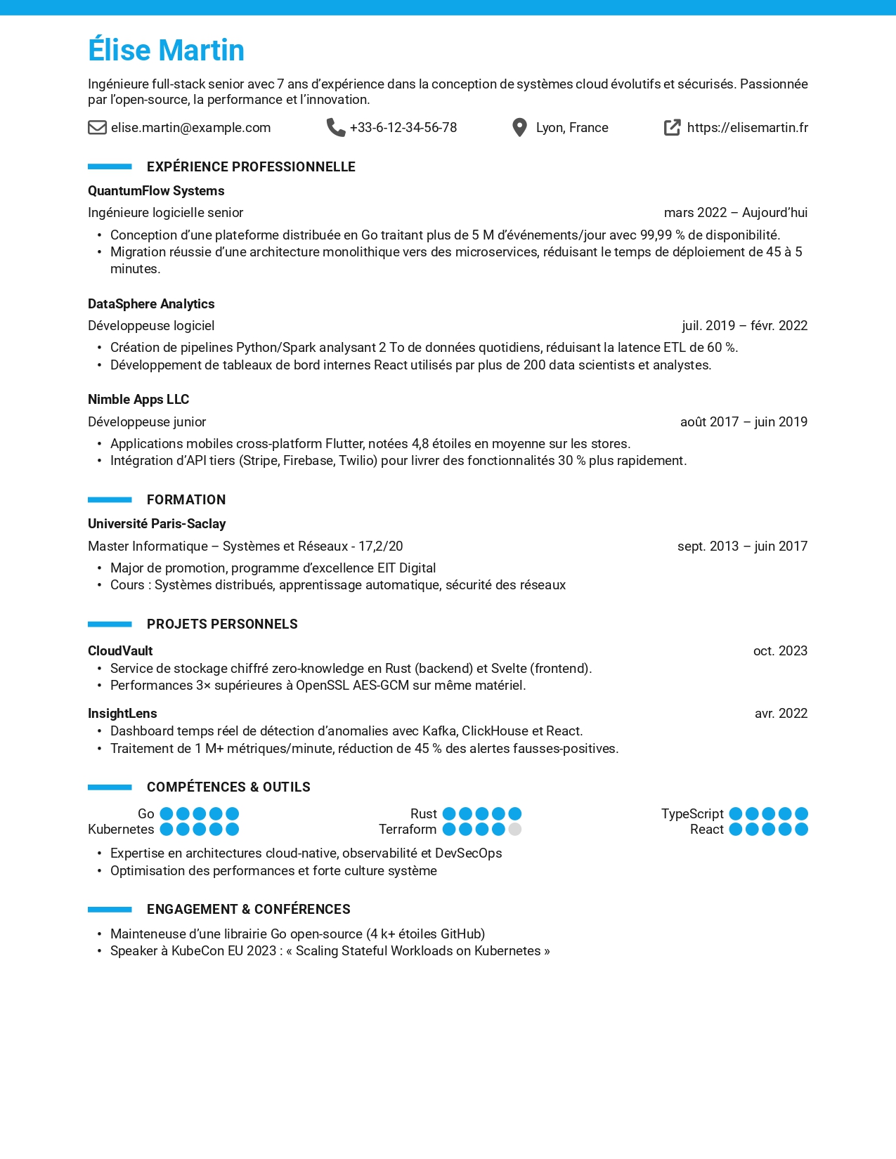 CV ATS + Lettre adaptée